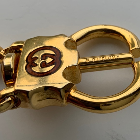 Gucci Gold Keychain, 1980’s - Picture 1 of 7